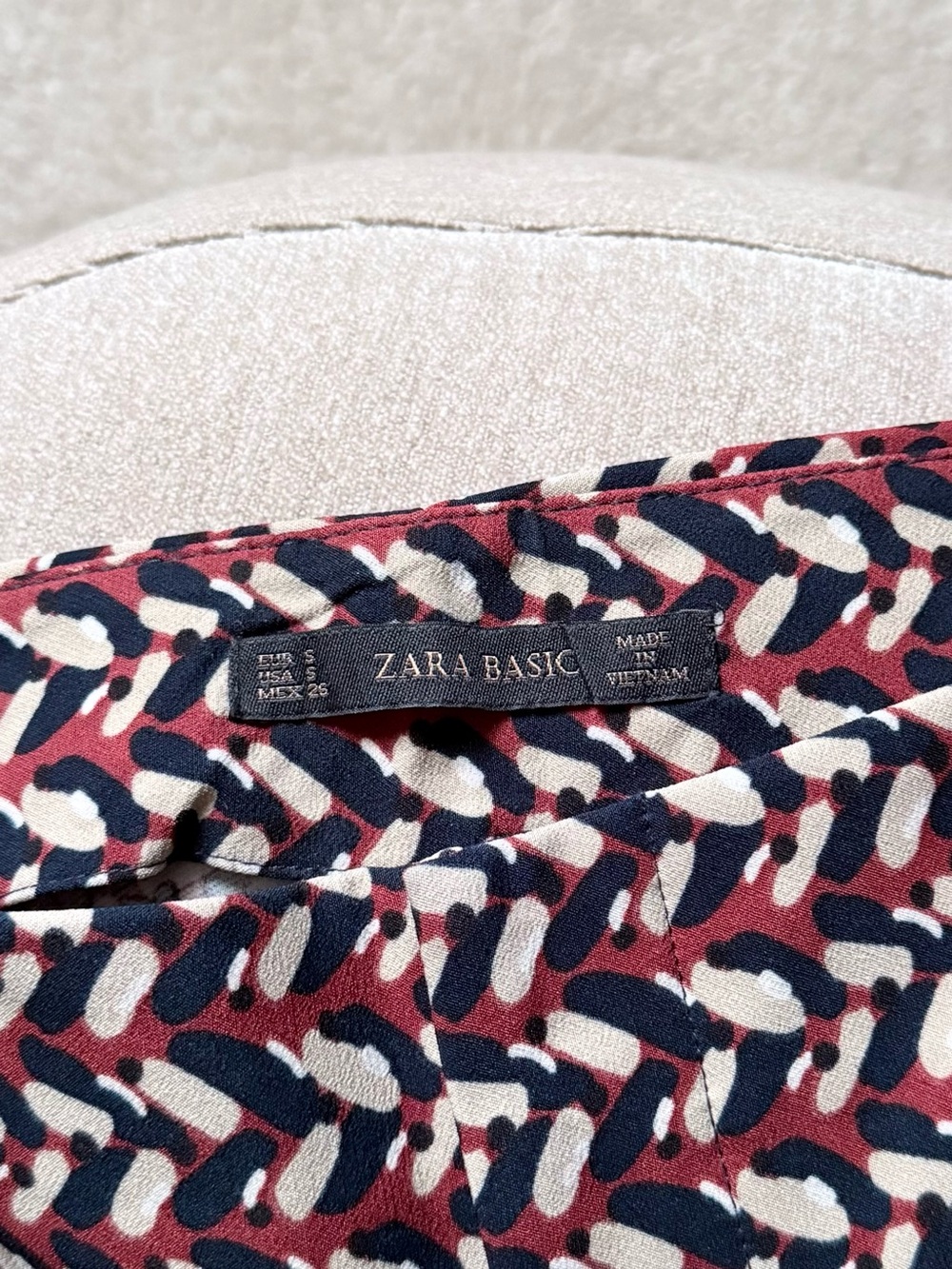 Zara Retro Pattern Pants - Picture 6 of 6